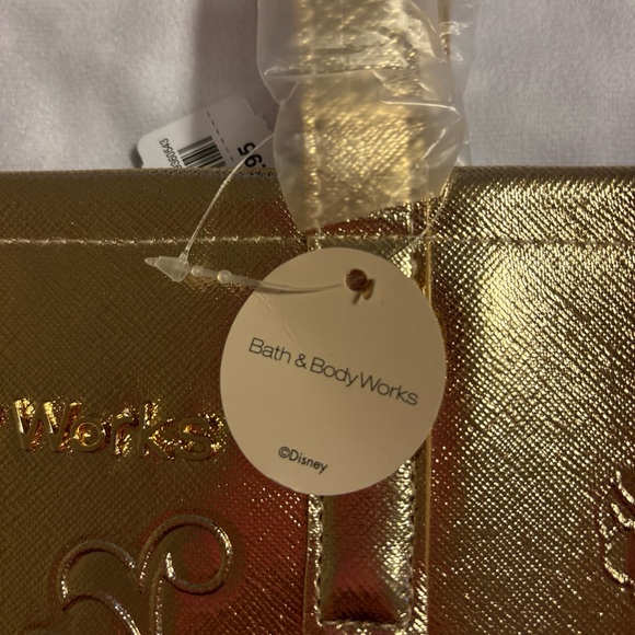 Disney Gold Metallic Tote Bag with Textured Finish - Picture 5 of 7